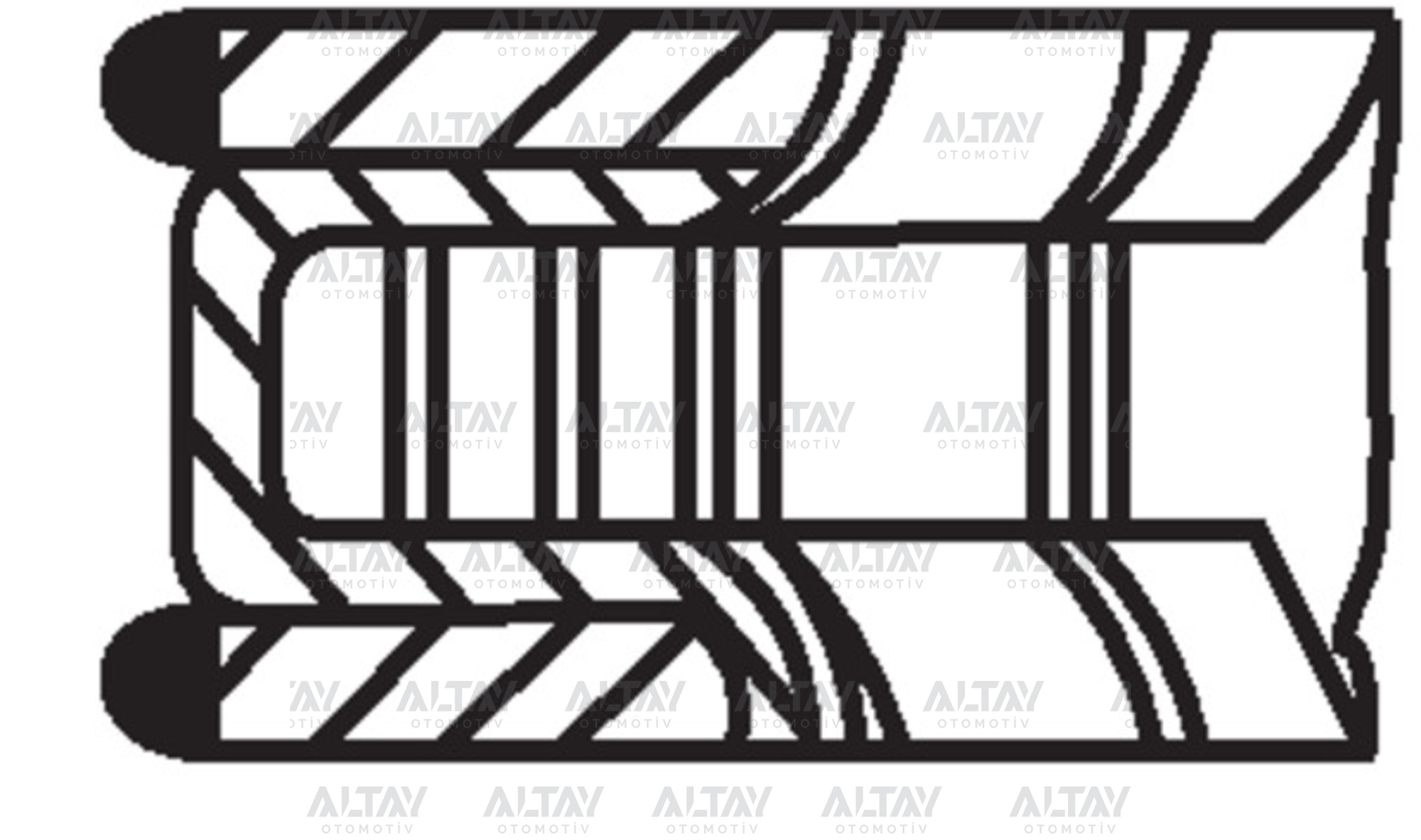 Citroen C5 Piston Segman OEM 0640T2 Citroen C5 Piston Segman OEM 0640T2